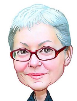 Zoe Morrison caricature